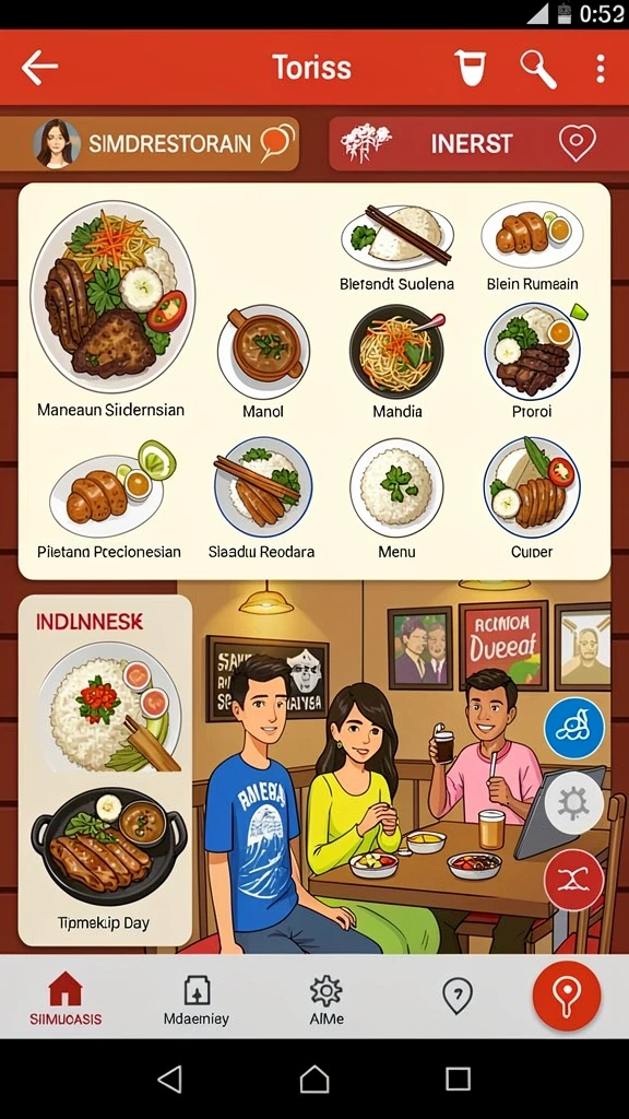 Tangkapan layar memperlihatkan karakter-karakter unik dalam ZK7.